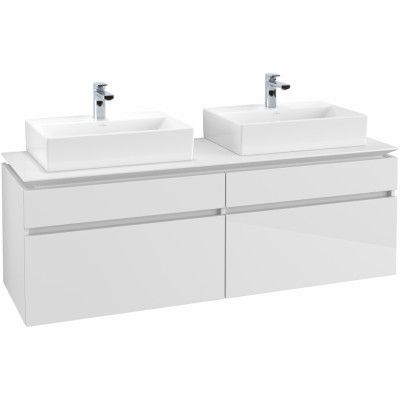 Tvättställsskåp Villeroy&Boch Legato 1600 med 4 Lådor för Två Tvättställ från Memento