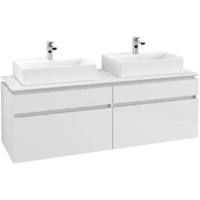 Tvättställsskåp Villeroy&Boch Legato 1600 med 4 Lådor för Två Tvättställ från Memento