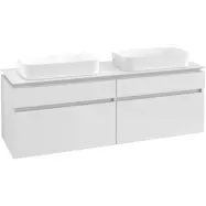 Tvättställsskåp Villeroy &amp; Boch Legato 1600 med 4 Lådor för Två Ytmonterade Tvättställ från Finion