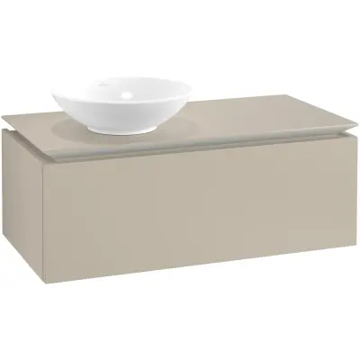 Tvättställsskåp Villeroy & Boch Legato Kompakt 1000 med 1 Låda för Ocentrerat Ytmonterat Tvättställ