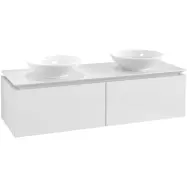 Tvättställsskåp Villeroy&Boch Legato Kompakt 1400 med 2 Lådor för Två Ytmonterade Tvättställ