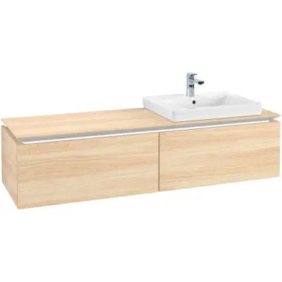 Tvättställsskåp Villeroy & Boch Legato Kompakt 1600 med 2 Lådor för Ocentrerat Tvättställ från Finion & Subway