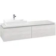 Tvättställsskåp Villeroy &amp; Boch Legato Kompakt 1600 med 2 Lådor för Ocentrerat Tvättställ från Memento