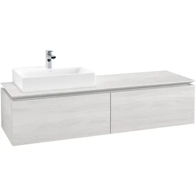 Tvättställsskåp Villeroy & Boch Legato Kompakt 1600 med 2 Lådor för Ocentrerat Tvättställ från Memento