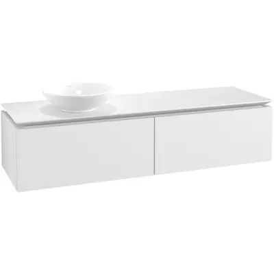 Tvättställsskåp Villeroy&Boch Legato Kompakt 1600 med 2 Lådor för Ocentrerat Ytmonterat Tvättställ från Övriga V&B Serier