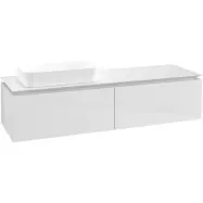 Tvättställsskåp Villeroy &amp; Boch Legato Kompakt 1600 med 2 Lådor för Ocentrerat Ytmonterat Tvättställ från Finion