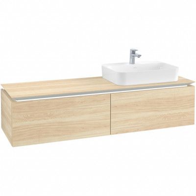 Tvättställsskåp Villeroy & Boch Legato Kompakt 1600 med 2 Lådor för Ocentrerat Ytmonterat Tvättställ från Finion & Memen