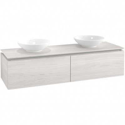 Tvättställsskåp Villeroy & Boch Legato Kompakt 1600 med 2 Lådor för Två Tvättställ från Memento