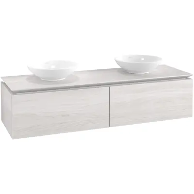 Tvättställsskåp Villeroy & Boch Legato Kompakt 1600 med 2 Lådor för Två Tvättställ från Memento