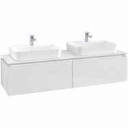 Tvättställsskåp Villeroy & Boch Legato Kompakt 1600 med 2 Lådor för Två Ytmonterade Tvättställ från Finion & Memento