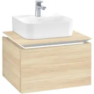 Tvättställsskåp Villeroy &amp; Boch Legato Kompakt 600 med 1 Låda för Tvättställ