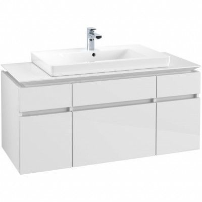 Tvättställsskåp Villeroy & Boch Legato med 5 Lådor för Skåptvättställ