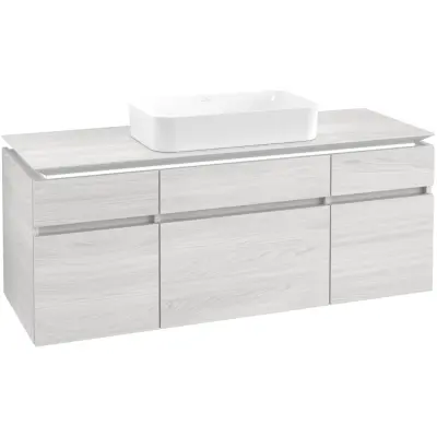 Tvättställsskåp Villeroy & Boch Legato med 5 Lådor för Ytmonterat Tvättställ från Finion