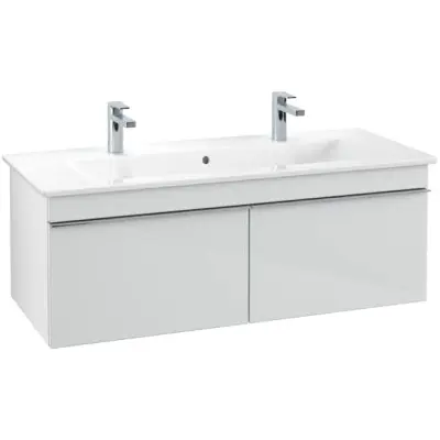 Tvättställsskåp Villeroy&Boch Venticello 115 cm med  2 Lådor för Centrerat Skåpstvättställ