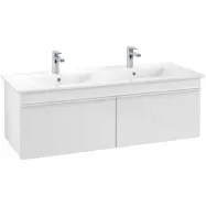 Tvättställsskåp Villeroy&Boch Venticello 125 cm med  2 Lådor för Dubbla Tvättställ