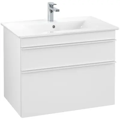 Tvättställsskåp Villeroy&Boch Venticello med  2 Lådor för Centrerat Skåpstvättställ