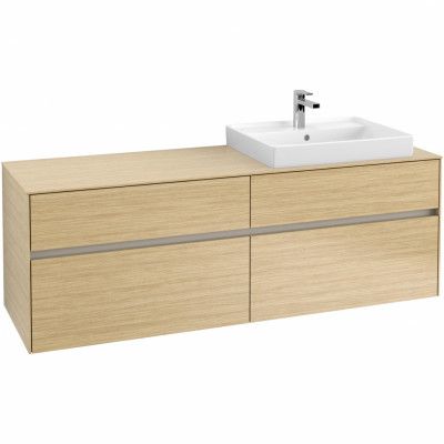 Tvättställsskåp Villeroy&Boch Collaro 160 cm med 4 Lådor för Ovanpåliggande Tvättställ