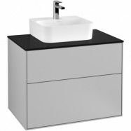 Tvättställsskåp Villeroy & Boch Finion med 2 Lådor och Bänkskiva för Kompakt Tvättställ