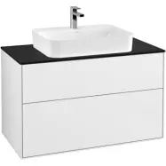 Tvättställsskåp Villeroy&Boch Finion med 2 Lådor och Bänkskiva för Ytmonterat Tvättställ