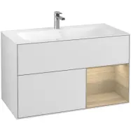 Tvättställsskåp Villeroy&Boch Finion med 2 Lådor och Hylla för Inbyggt Tvättställ