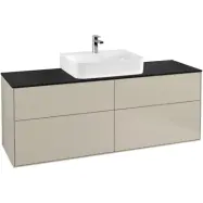 Tvättställsskåp Villeroy&Boch Finion med 4 Lådor och Bänkskiva för Centrerat Tvättställ