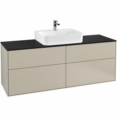 Tvättställsskåp Villeroy&Boch Finion med 4 Lådor och Bänkskiva för Centrerat Tvättställ