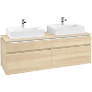 Tvättställsskåp Villeroy&Boch Legato 1600 med 4 Lådor för Två Tvättställ från Memento