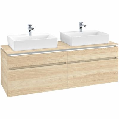 Tvättställsskåp Villeroy&Boch Legato 1600 med 4 Lådor för Två Tvättställ från Memento