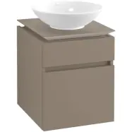 Tvättställsskåp Villeroy&Boch Legato 450 med 2 Lådor för Ytmonterat Tvättställ