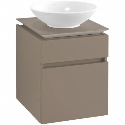 Tvättställsskåp Villeroy&Boch Legato 450 med 2 Lådor för Ytmonterat Tvättställ