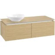 Tvättställsskåp Villeroy&Boch Legato Kompakt 1200 med 2 Lådor för Ocentrerat Ytmonterat Tvättställ