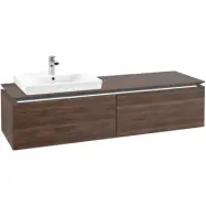 Tvättställsskåp Villeroy &amp; Boch Legato Kompakt 1600 med 2 Lådor för Ocentrerat Tvättställ från Finion &amp; Subway