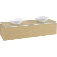 Tvättställsskåp Villeroy&Boch Legato Kompakt 1600 med 2 Lådor för Två Ytmonterade Tvättställ från Övriga V&B Serier