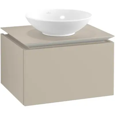 Tvättställsskåp Villeroy&Boch Legato Kompakt 600 med 1 Låda för Ytmonterat Tvättställ