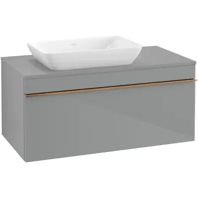 Tvättställsskåp Villeroy & Boch Venticello 96 cm med 1 Låda för Ocentrerat Ytmonterat Tvättställ