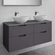 Utan Tvättställ Noro Studio Tvättställsskåp 1200 Mm, Antracit