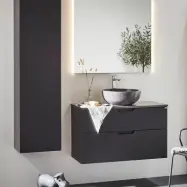 Utan Tvättställ Noro Studio Tvättställsskåp 800 Mm, Antracit