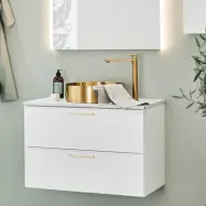 Utan Tvättställ Noro Vouge Tvättställsskåp 800 Mm, Vit