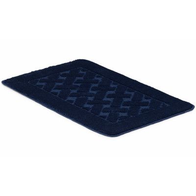 Alabster mörkblå - badrumsmatta