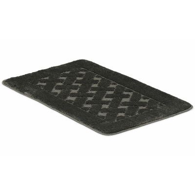 Alabster mörkgrå - badrumsmatta