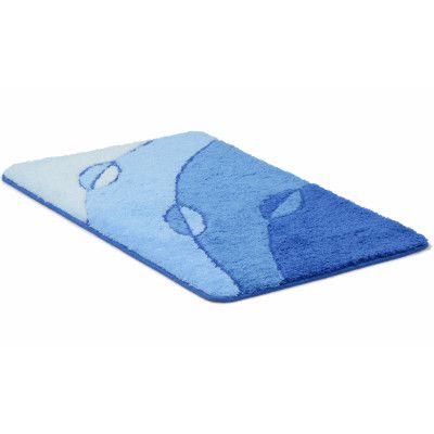 Aqua Novum blå - badrumsmatta