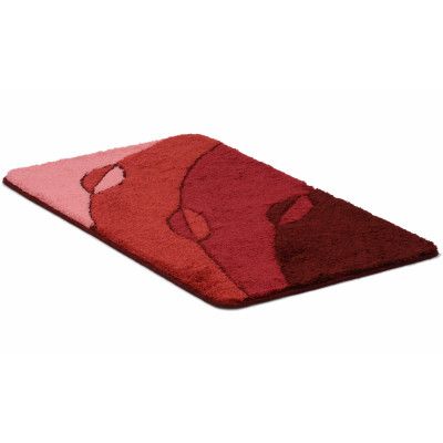 Aqua Novum röd - badrumsmatta