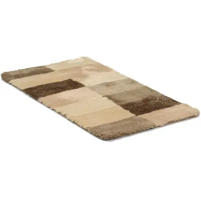 Blocks beige - badrumsmatta