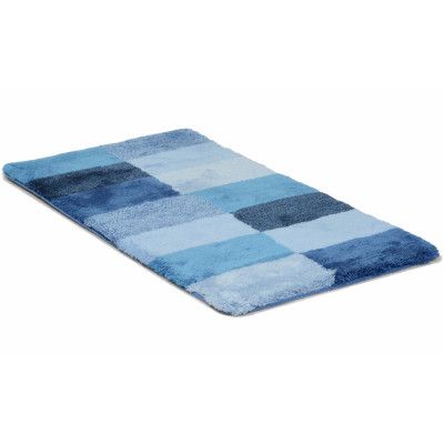 Blocks blå - badrumsmatta