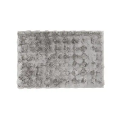 Cloud silvergrå - badrumsmatta