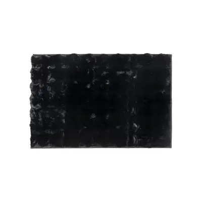 Cloud svart - badrumsmatta