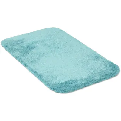 Confetti turkos - badrumsmatta
