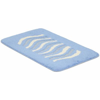 Denver ljusblå - badrumsmatta