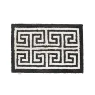 Entrance simply svart/vit - badrumsmatta