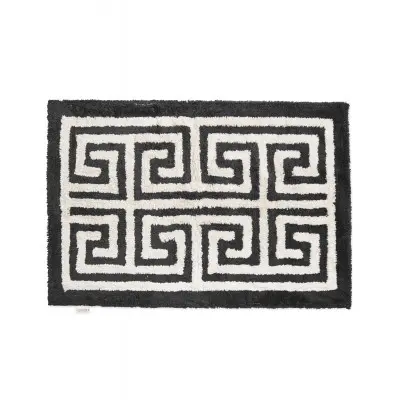 Entrance simply svart/vit - badrumsmatta